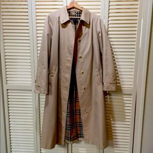 Vintage Burberry Men’s Overcoat